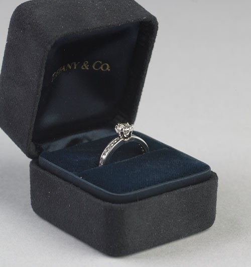 Tiffany & Co. Platinum Solitaire Ring