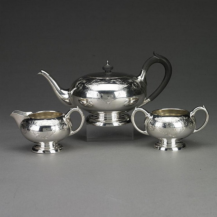 Canadian Silver Tea Service, Henry Birks & Sons,