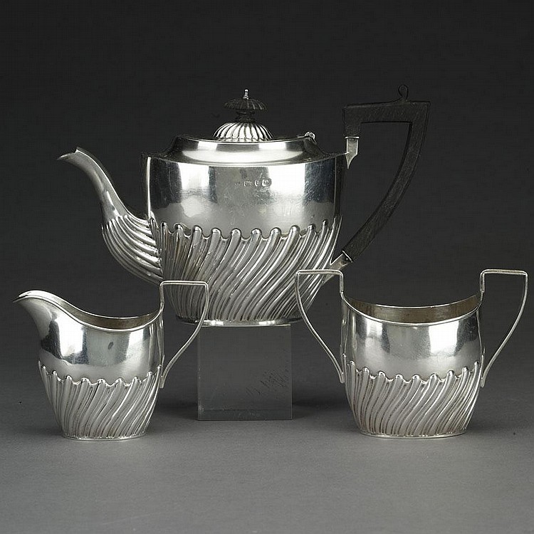 Victorian Silver Tea Service, Henry Pope,