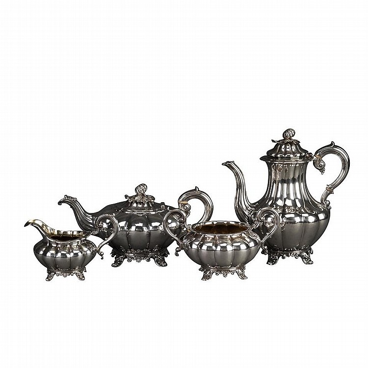 Victorian Silver Tea and Coffee Service