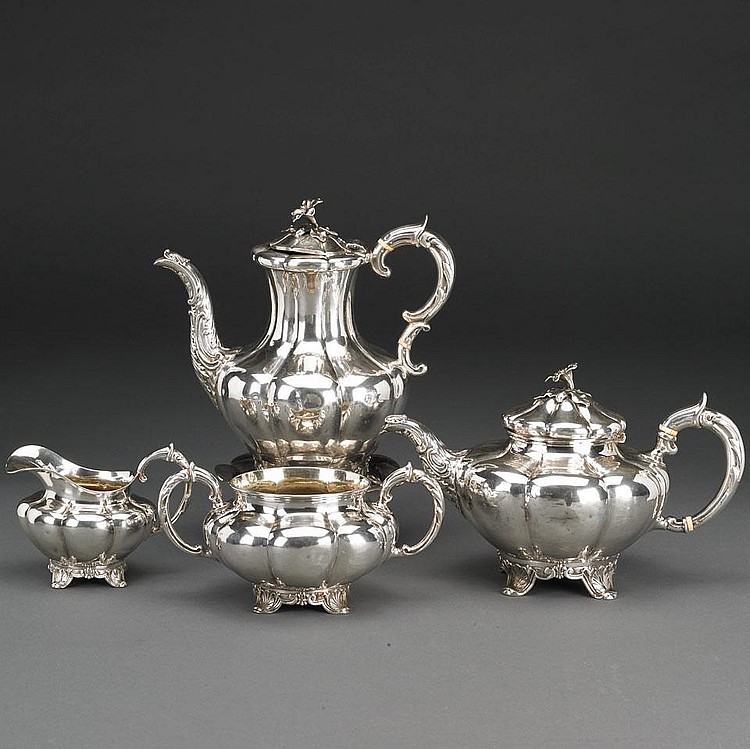 Victorian Silver Tea and Coffee Service