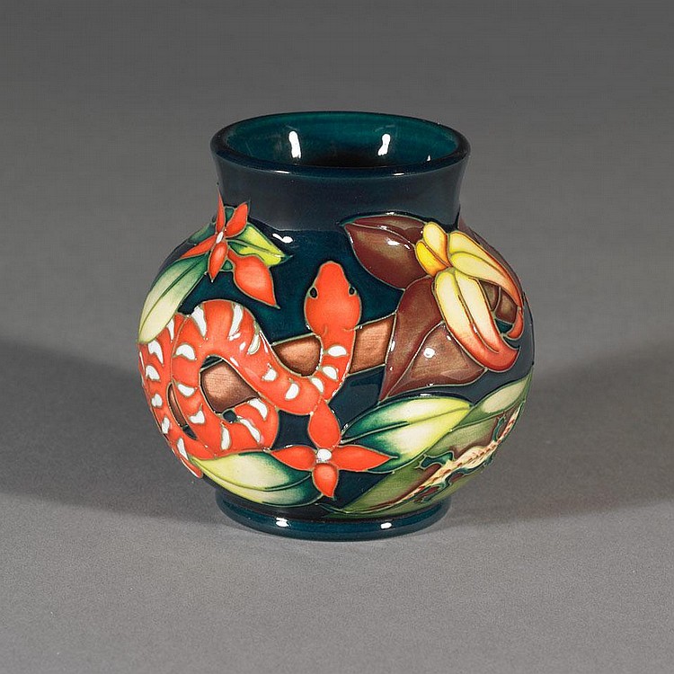 Moorcroft Amazon Vase, Sian Leeper, 2007 height