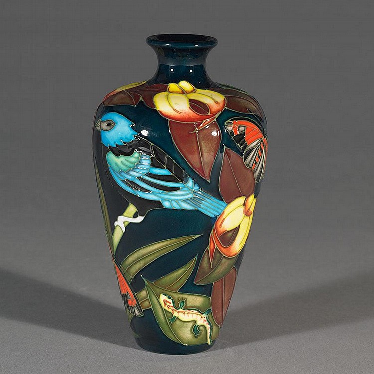 Moorcroft Amazon Vase, Sian Leeper, 2007 height