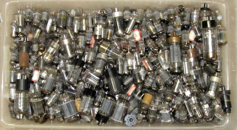 Large lot of mixed tubes