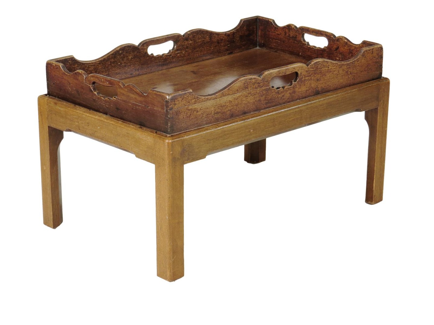 A George III mahogany butler's tray