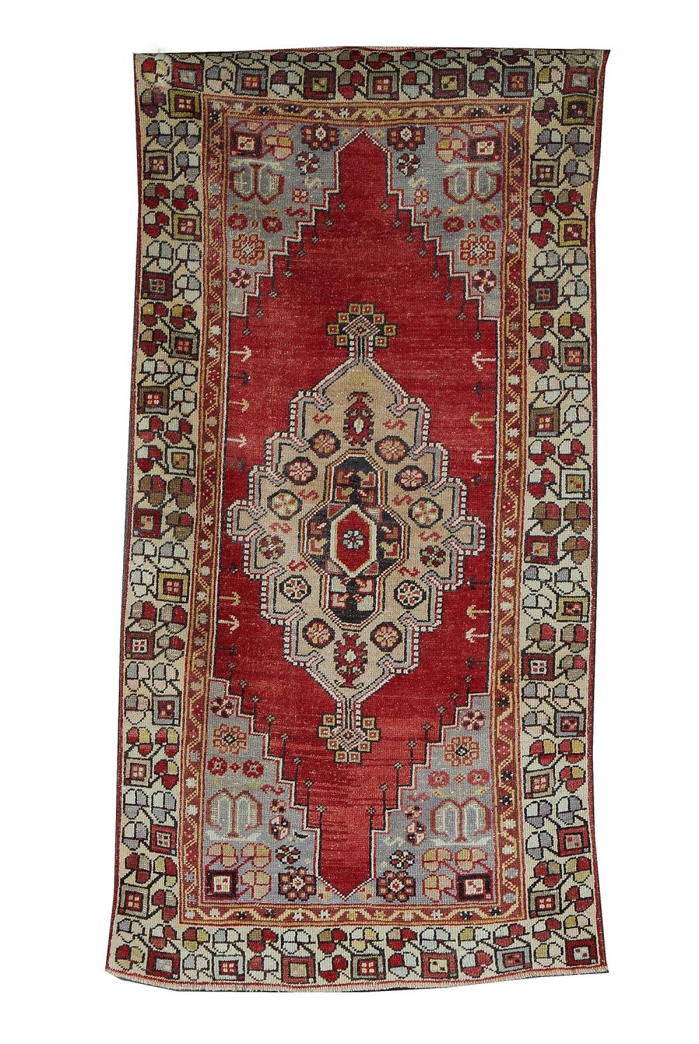 Antique Turkish Oushak Carpet