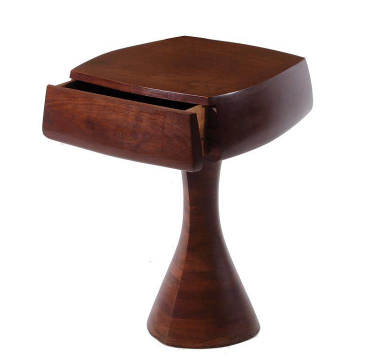 Wendell Castle walnut sculptured desk
