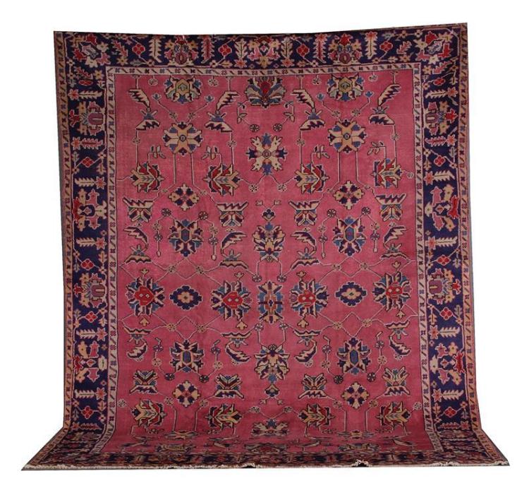 Antique Turkish Oushak carpet
