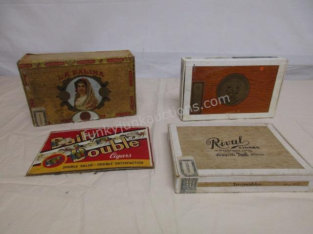 Vintage Cigar Box Lot
