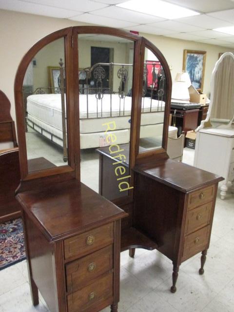 Antique Vanity w/Mirror