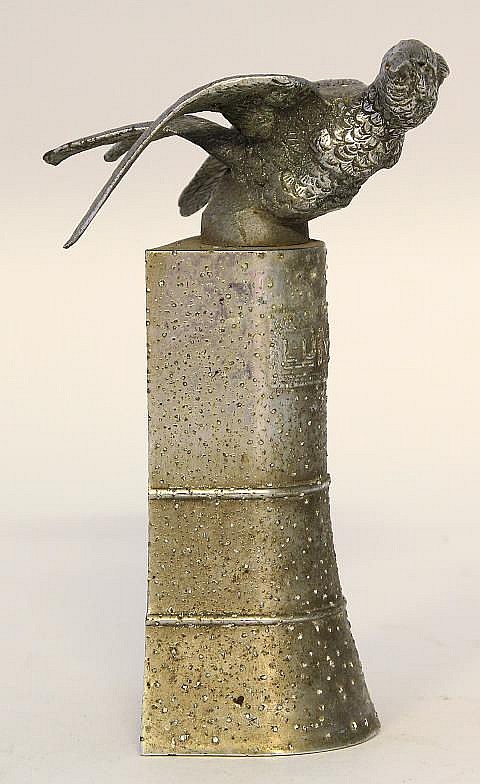 A chrome plated Lumax car mascot Modelled in the f