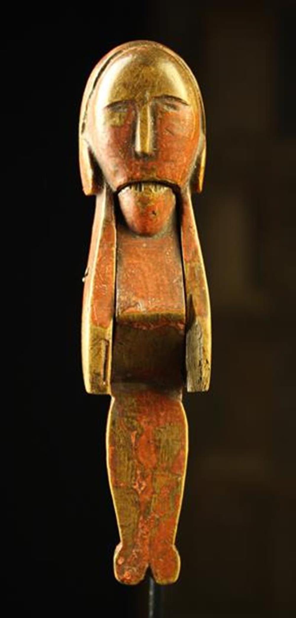 A Late 17th/Early 18th Century Folk Art Treen Nut Cracker...