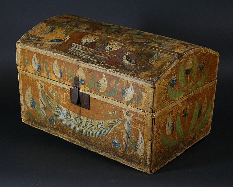 A Late 18th/Early 19th Century Painted Folk Art