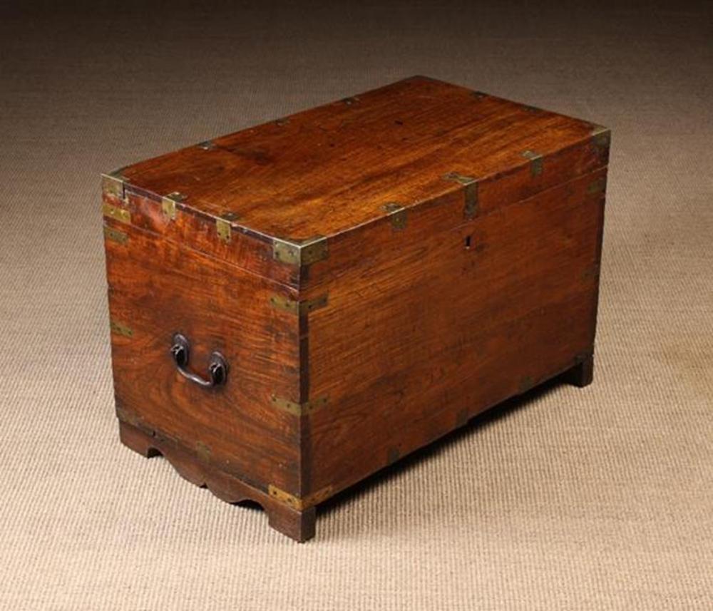 A 19th Century Camphor wood Campaign Box