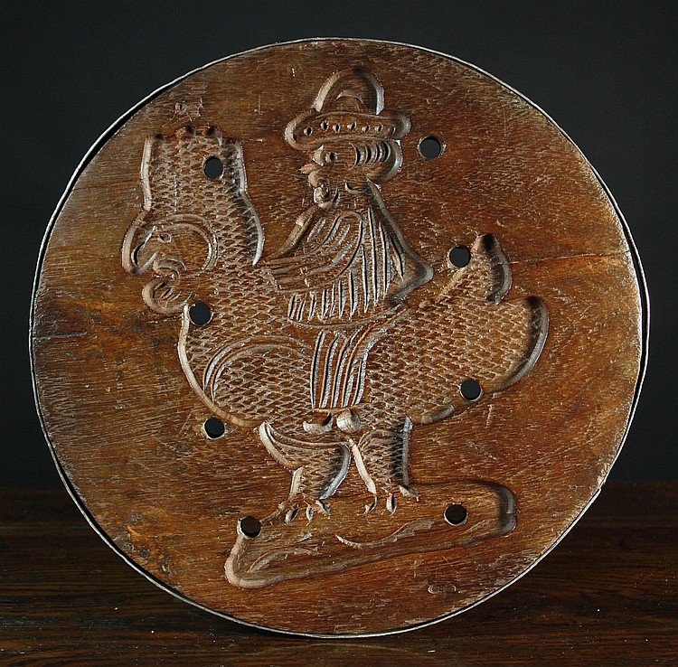 A Large 19th Century Circular Gingerbread mould