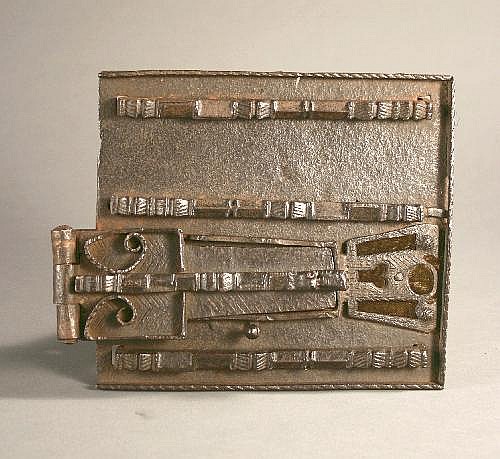 A 16th Century French Wrought Iron Lock.