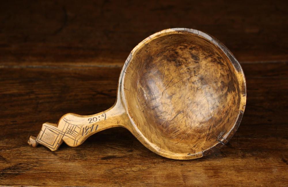 A 19th Century Sycamore Scoop