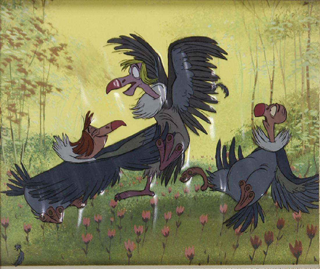 Walt Disney Production Cel, Jungle Book, Vultures