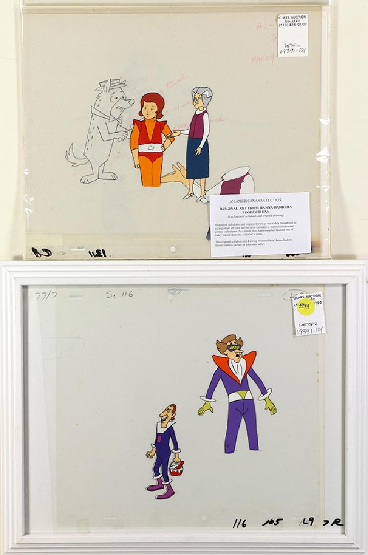 Hanna Barbera original animaiton cels and drawings