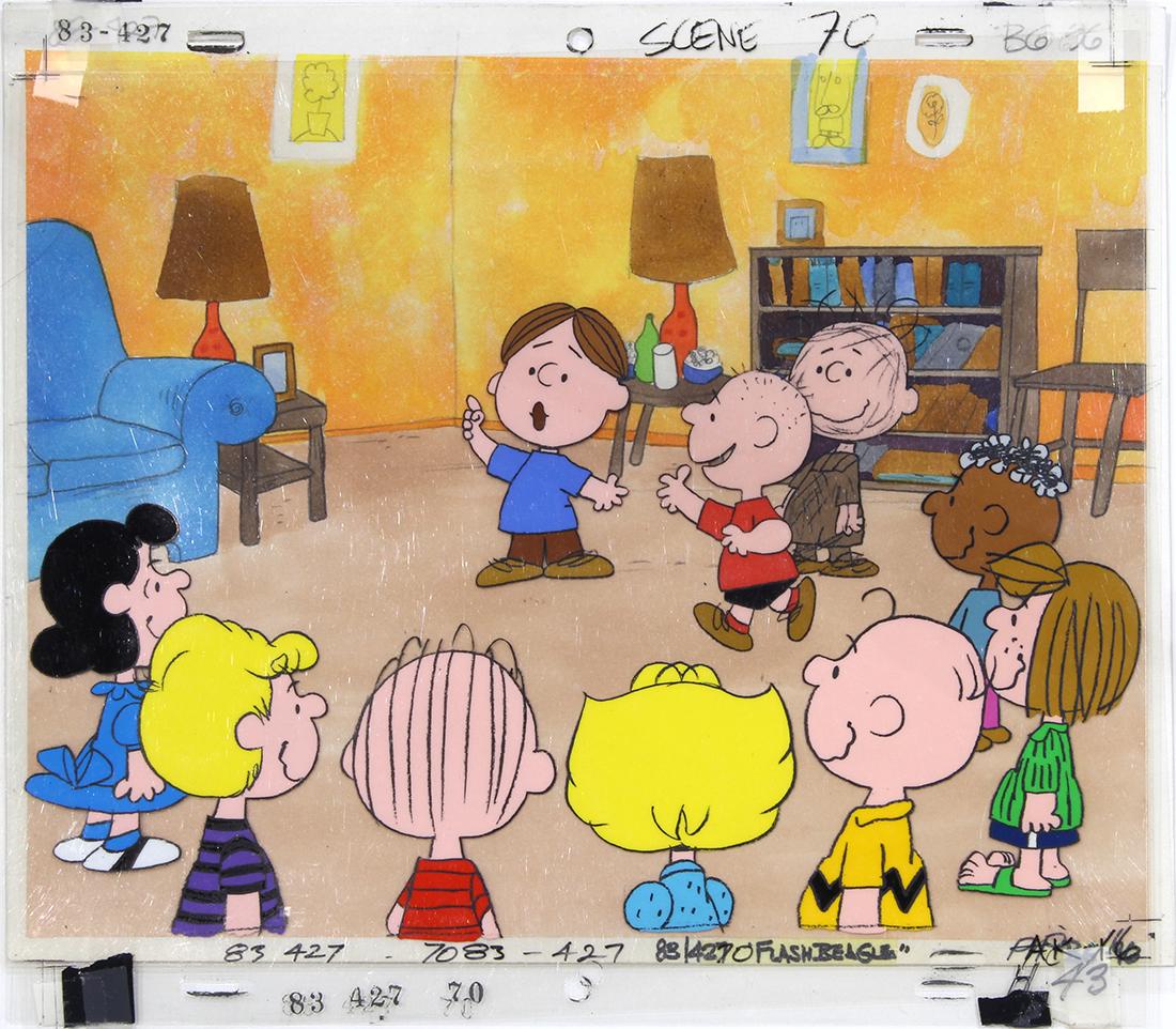 Animation cels, Charles Schulz