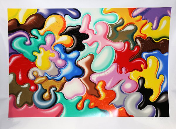 Print, Kenny Scharf, Lok Glob, 1988