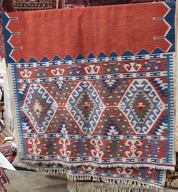 Caucasian kilim carpet