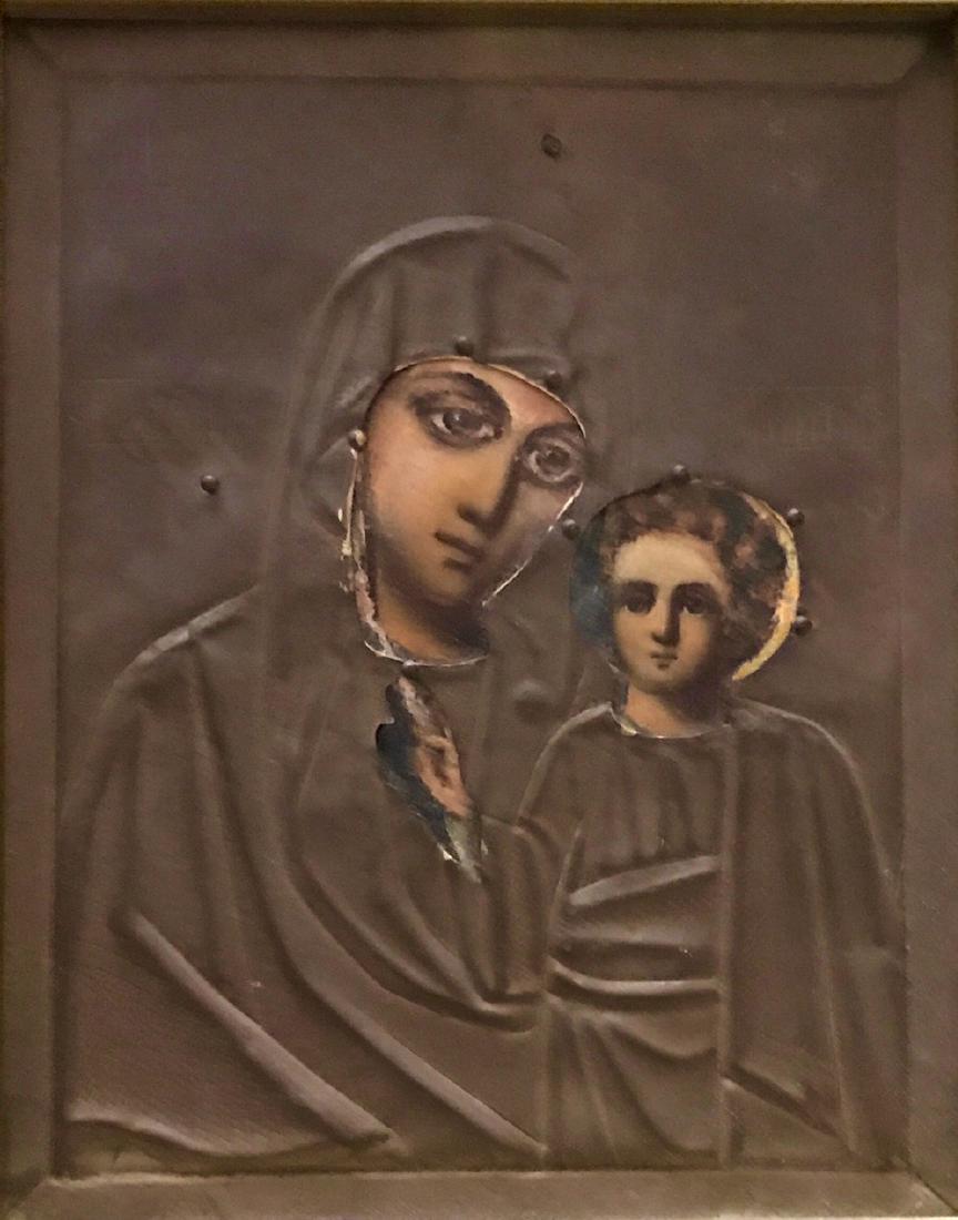 19th Century Russian Icon, Our Lady Of Kazan