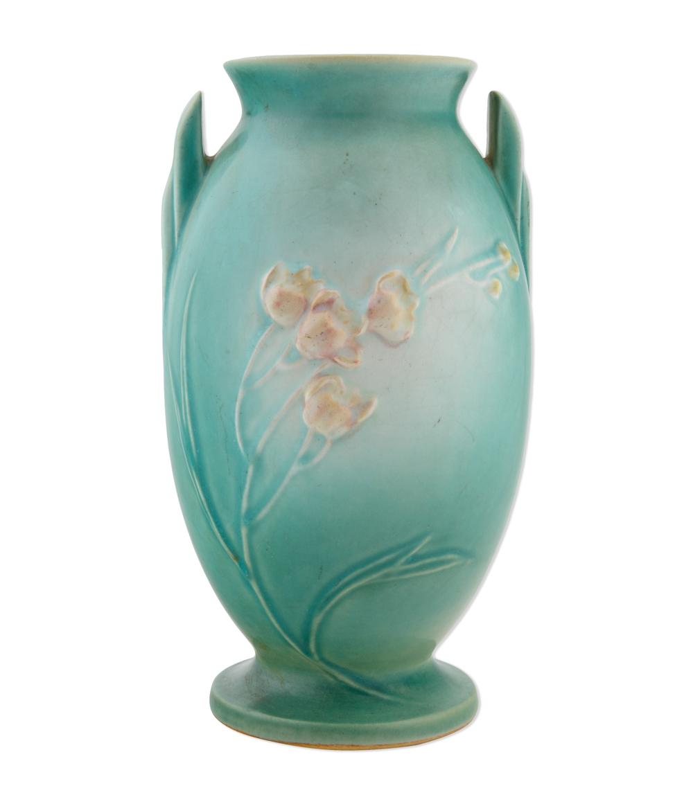 A ROSEVILLE 'IXIA' EARTHENWARE VASE