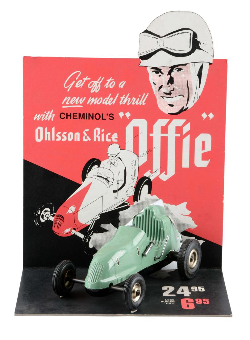 Ohlsson & Rice Model Car Display.