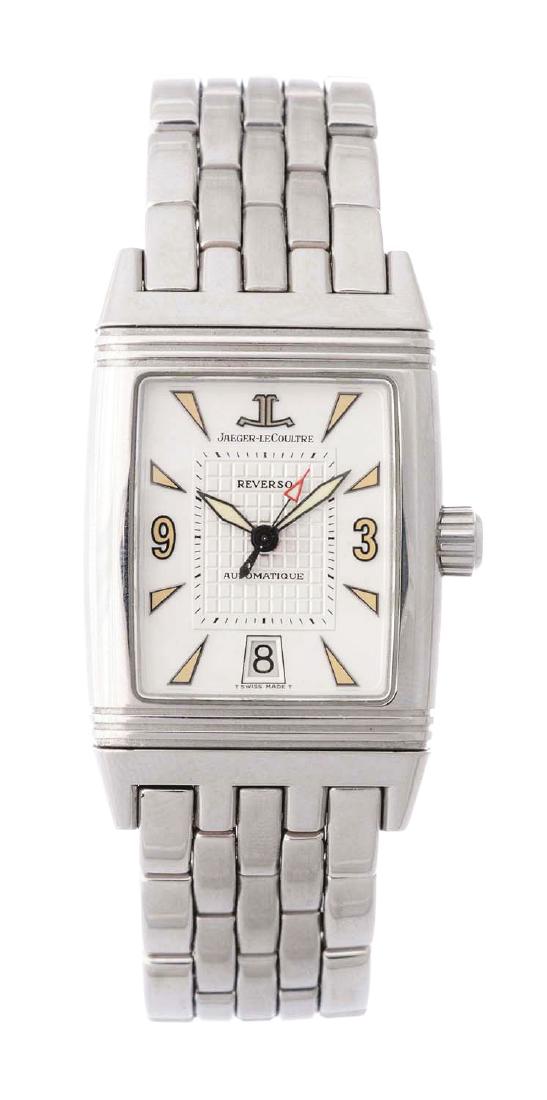 Jaeger-Lecoultre Stainless Steel Reverso Wristwatch