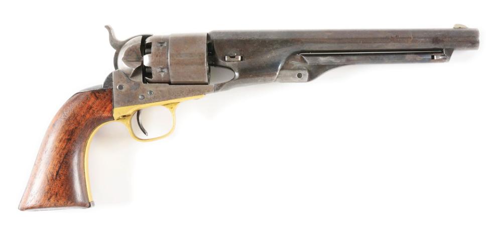 (A) COLT MODEL 1860 ARMY PERCUSSION REVOLVER (1862).