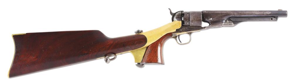 (A) Colt Model 1860 Army Percussion Revolver with...