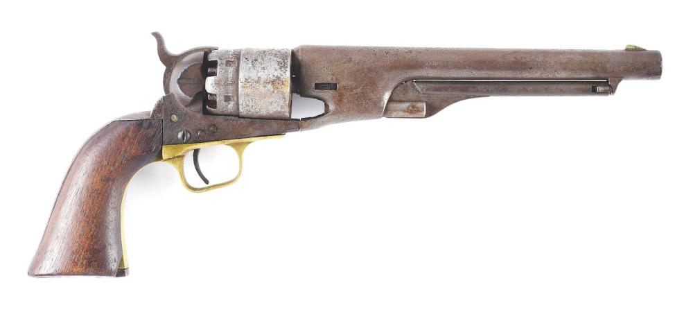 (A) Colt Model 1860 Army Percussion Revolver (1861).