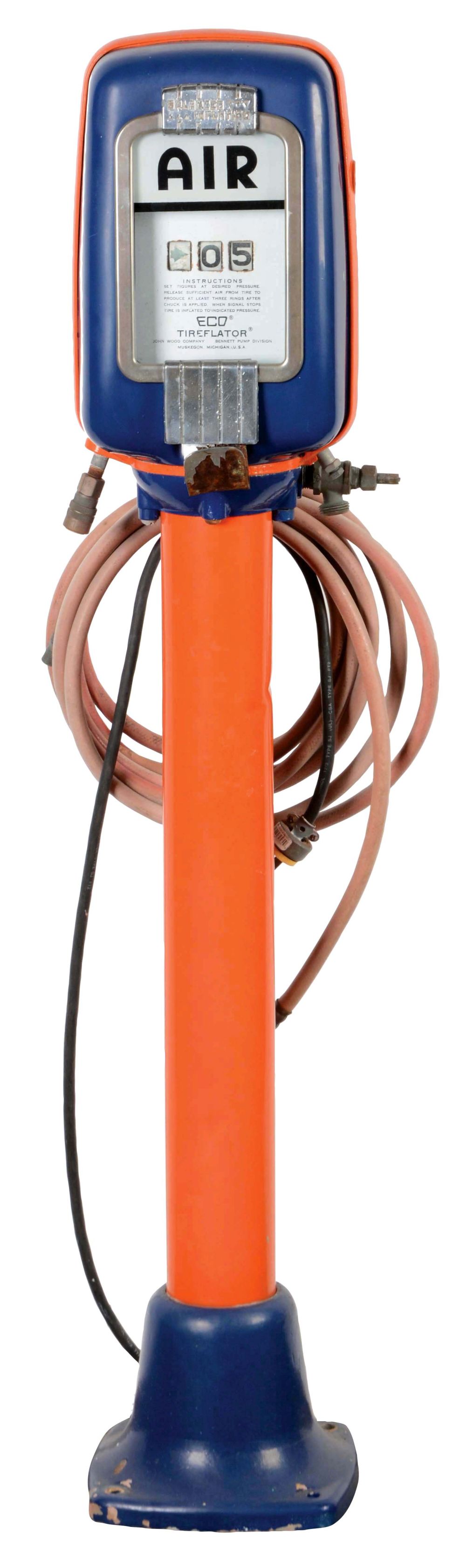 Eco Tireflator Air Meter With Air & Water Attachments.
