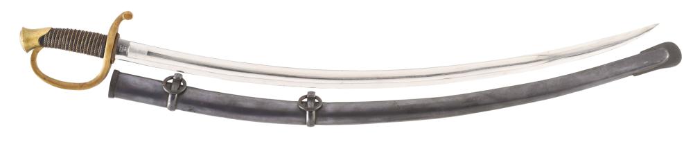 Ames Model 1840 Artillery Saber with Scabbard.