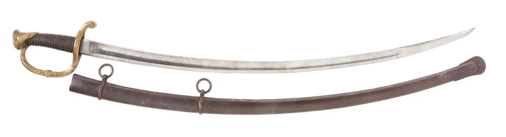 N.P. AMES PRODUCED U.S. MODEL 1840 MOUNTED ARTILLERY OFFICER'S SABER.