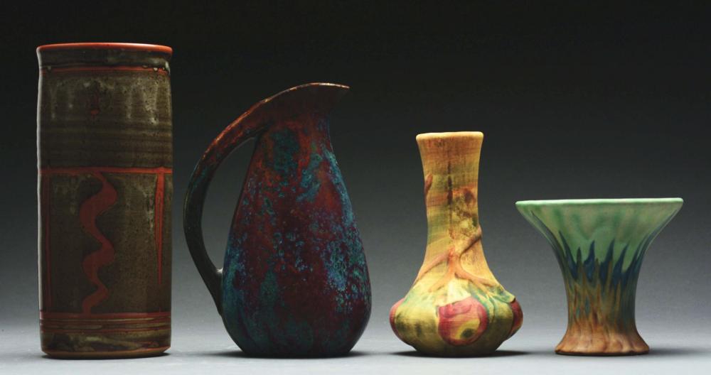 Lot of 4: Assorted Pottery Pieces.