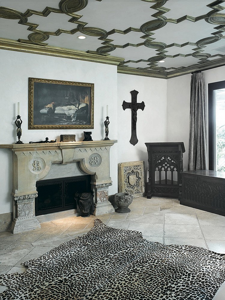 CHER: GOTHIC REVIVAL CARVED LIMESTONE PANEL