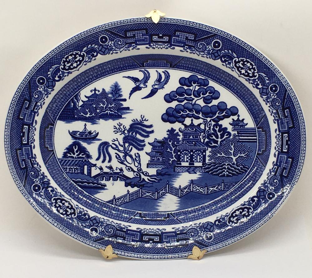 Blue Willow Transferware Platter