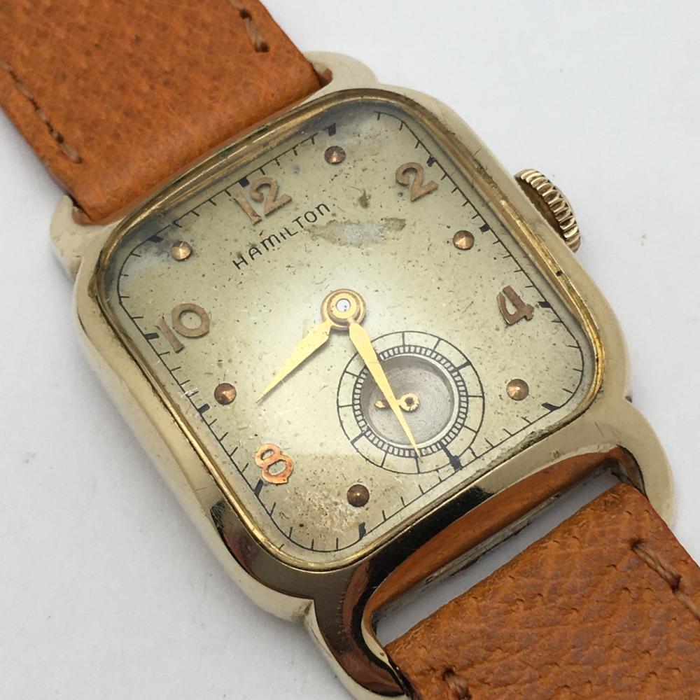 Vintage Hamilton Gold Filled Mens Watch