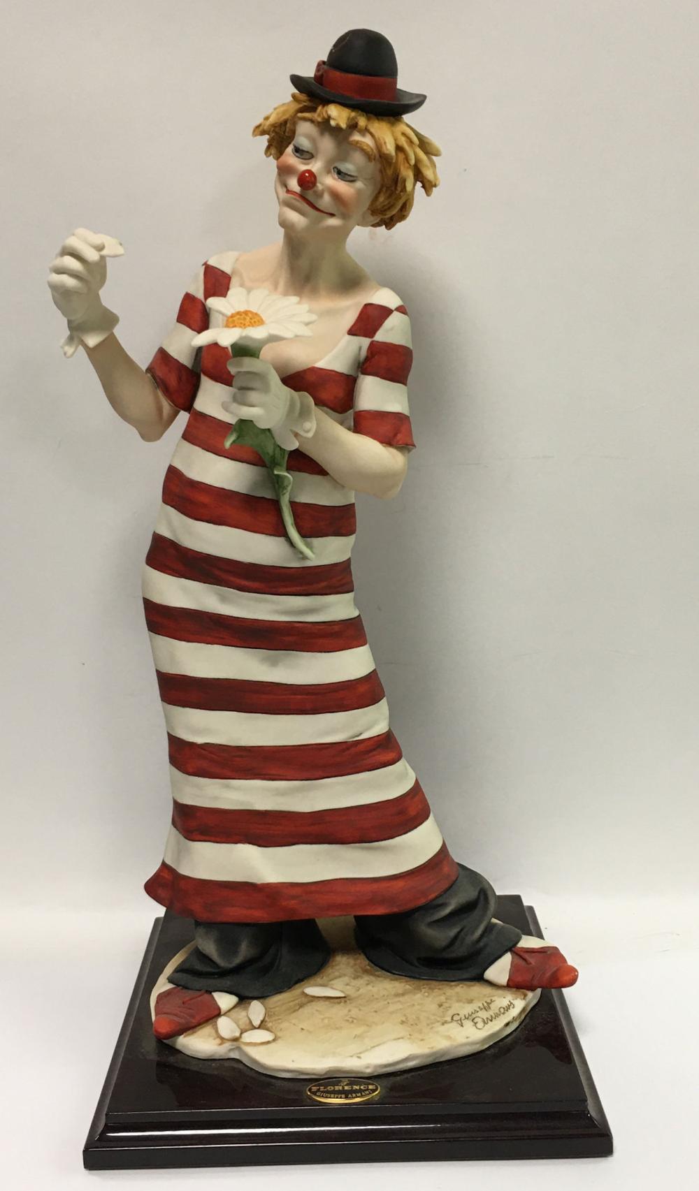 Guiseppe Armani Florence Capodemonte Clown Figure
