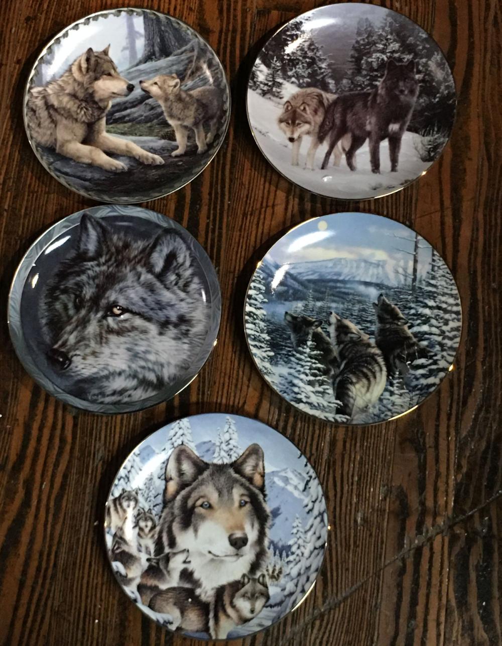 5 Bradford Exchange Collector Plates