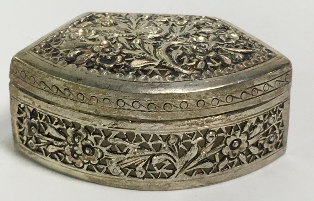 Hinged Lid Trinket Box