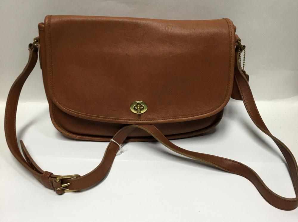 Brown Coach Leather Bag