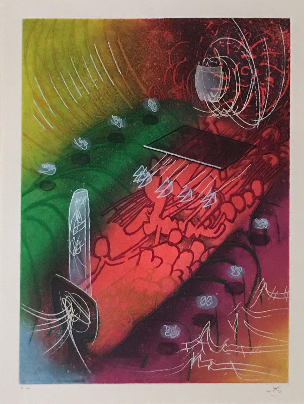 Roberto Sebastian Matta Lithograph Artist Proof