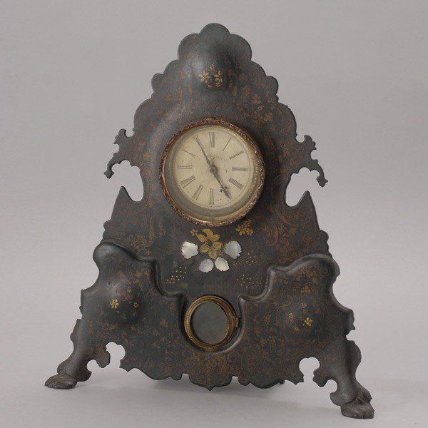 Bradley & Hubbard Tole Mantle Clock