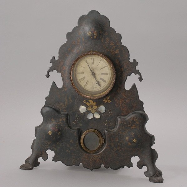 Bradley & Hubbard Tole Mantle Clock