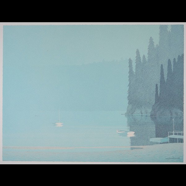 RUSSELL CHATHAM Large Lithograph signed