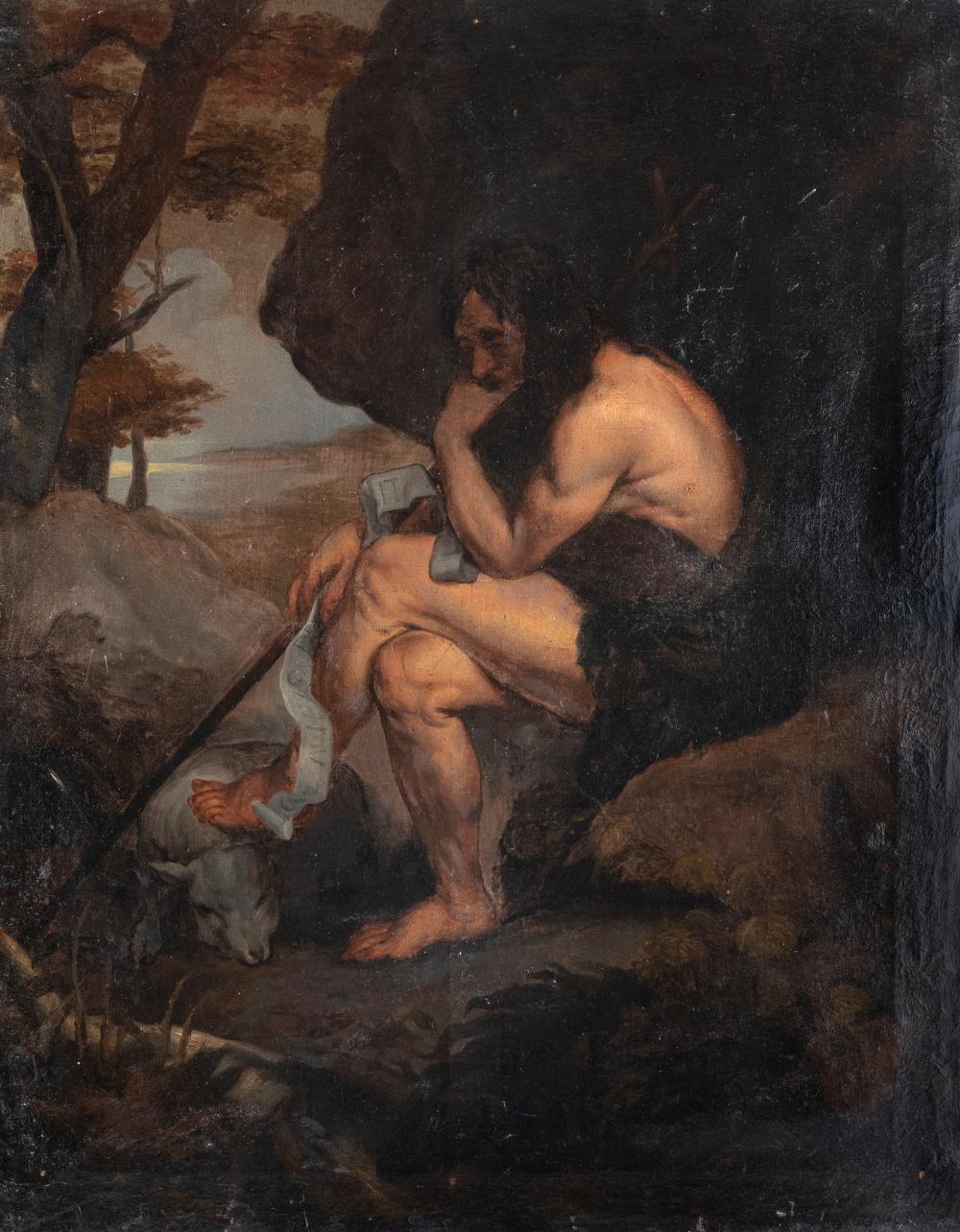 OIL PAINTING BY PIER FRANCESCO MOLA, follower of