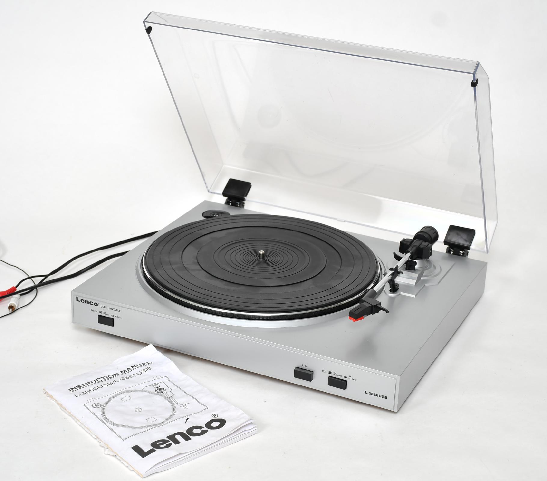 Skivspelare, Lenco L-3866USB